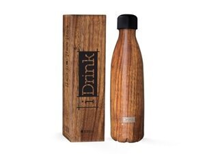 I TOTAL I DRINK ΠΑΓΟΥΡΙ ΜΠΟΥΚΑΛΙ ΘΕΡΜΟΣ 500ml ID0430 ΟΨΗ ΞΥΛΟΥ ΣΕ ΚΑΦΕ ΧΡΩΜΑ