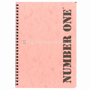ΝΕΟΧΑΡΤ ΤΕΤΡΑΔΙΟ ΣΠΙΡΑΛ A4 (21x29,7mm) 3 ΘΕΜΑΤΩΝ 90φ NUMBER ONE ΠΑΣΤΕΛ ΣΟΜΟΝ 041046
