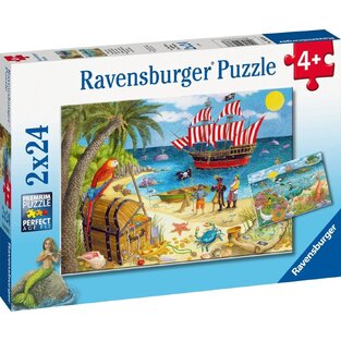 RAVENSBURGER ΠΑΖΛ 2x24 ΤΕΜΑΧΙΩΝ ΠΕΙΡΑΤΕΣ ΚΑΙ ΓΟΡΓΟΝΕΣ 5676