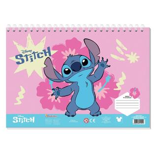 ΜΠΛΟΚ ΖΩΓΡΑΦΙΚΗΣ 23x33cm 40φ ΜΕ ΣΤΕΝΣΙΛ ΚΑΙ ΑΥΤΟΚΟΛΛΗΤΑ STITCH 565857