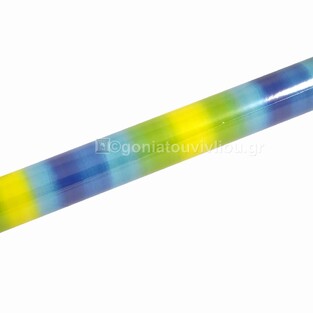 DESCRIBO ΧΑΡΤΙ ΠΕΡΙΤΥΛΙΓΜΑΤΟΣ ΣΕ ΡΟΛΟ 70cm x 2m ΜΠΛΕ ΠΡΑΣΙΝΟ ΚΙΤΡΙΝΟ DES0051