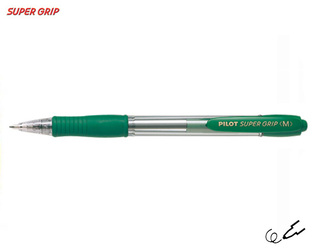 PILOT ΣΤΥΛΟ SUPER GRIP MEDIUM 1.0mm ΠΡΑΣΙΝΟ