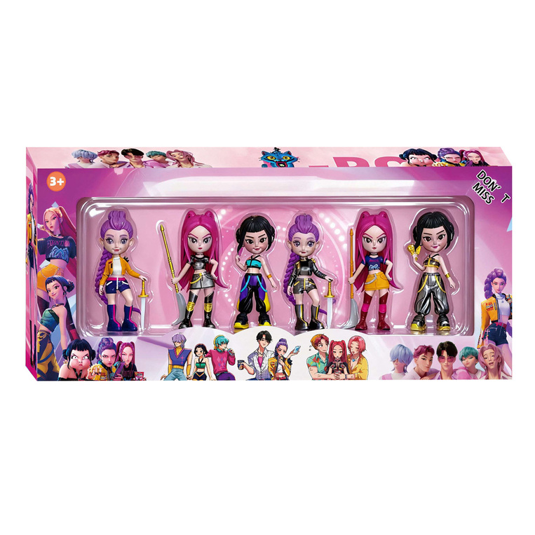 ZITA TOYS ΣΕΤ ΦΙΓΟΥΡΕΣ K POP DEMON HUNTERS 005 1683