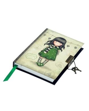 SANTORO GORJUSS ΗΜΕΡΟΛΟΓΙΟ ΜΕ ΚΛΕΙΔΙ VACATION THE SCARF ΓΚΡΙ ΜΑΥΡΟ 577GJ08