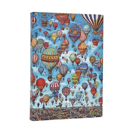 2027 ΗΜΕΡΟΛΟΓΙΟ ΗΜΕΡΗΣΙΟ PAPERBLANKS FLEXIS MIDI 13x18cm BALLOON FESTIVAL FE19962