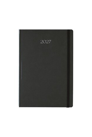 2027 ΗΜΕΡΟΛΟΓΙΟ ΗΜΕΡΗΣΙΟ 12x17cm ELEGANTA ΜΑΥΡΟ ΜΕ ΛΑΣΤΙΧΟ ΚΑΙ ΣΤΥΛΟΘΗΚΗ 72192 (ΛΙΝΑΡΔΑΤΟΣ)