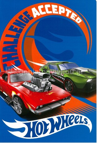 GIM ΤΕΤΡΑΔΙΟ ΚΑΡΦΙΤΣΑ 17x25cm 40φ HOT WHEELS 34927400