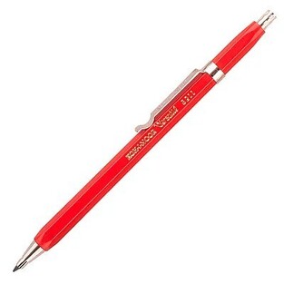 KOH I NOOR VERSATIL ΜΗΧΑΝΙΚΟ ΜΟΛΥΒΙ ΠΛΑΣΤΙΚΟ 2.0mm ΜΕ ΞΥΣΤΡΑ 5211 ΚΟΚΚΙΝΟ