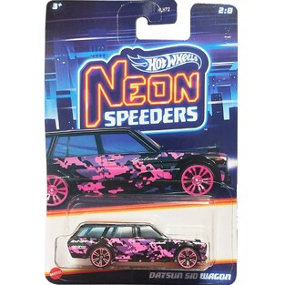 MATTEL HOT WHEELS NEON SPEEDERS AYTOKINHTAKI DATSUN 510 WAGON HLH72