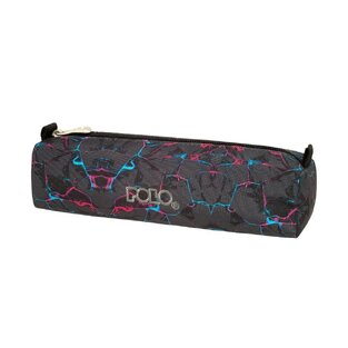 POLO ΚΑΣΕΤΙΝΑ ΒΑΡΕΛΑΚΙ WALLET CRAFT ΜΑΥΡΗ ΜΕ ΡΟΖ ΓΑΛΑΖΙΕΣ ΓΡΑΜΜΕΣ 937006 8264