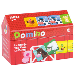APLI KIDS ΠΑΙΧΝΙΔΙ DOMINO LITTLE HOUSE FARM 16493