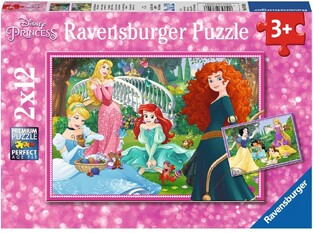 RAVENSBURGER ΠΑΖΛ 2X12τεμ ΠΡΙΓΚΙΠΙΣΣΕΣ 07620