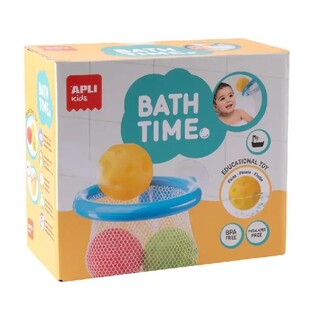 APLI KIDS ΠΑΙΧΝΙΔΙ BASKET WITH BALLS BATH TIME 20677