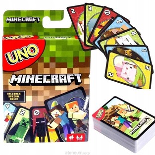 MATTEL ΕΠΙΤΡΑΠΕΖΙΟ ΠΑΙΧΝΙΔΙ ΜΕ ΚΑΡΤΕΣ UNO MINECRAFT 1599