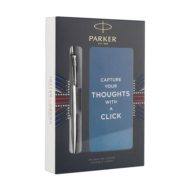 PARKER ΣΤΥΛΟ JOTTER CORE STAINLESS STEEL CT BP ΜΕ ΣΗΜΕΙΩΜΑΤΑΡΙΟ