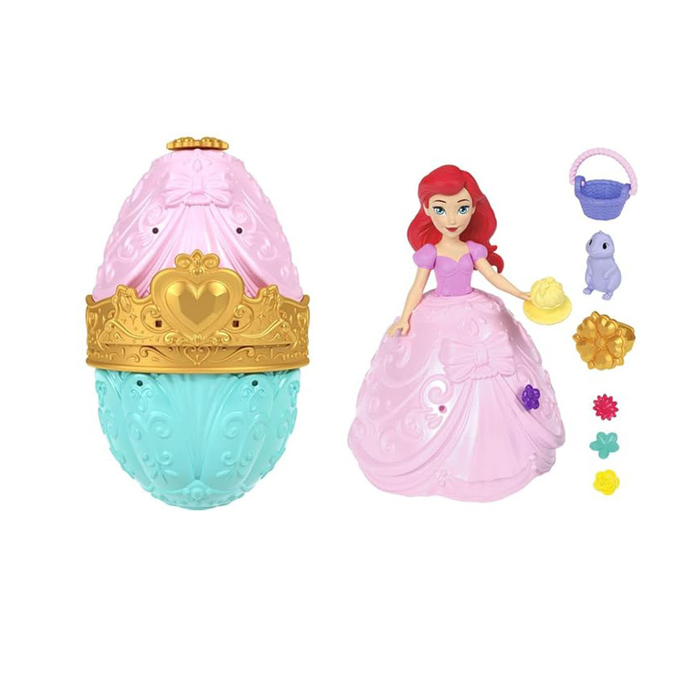 MATTEL DISNEY PRINCESS MINI ΚΟΥΚΛΑ ΣΕ ΑΥΓΟΥΛΑΚΙ ΕΚΠΛΗΞΗ ARIEL JHG92 861 01906