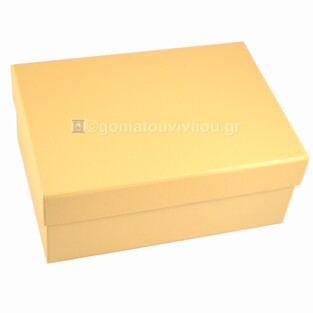I TOTAL ΚΟΥΤΙ ΑΠΟΘΗΚΕΥΣΗΣ ΧΑΡΤΙΝΟ ΜΕ ΚΑΠΑΚΙ 20x27x11,5cm XL2545 ΚΙΤΡΙΝΟ
