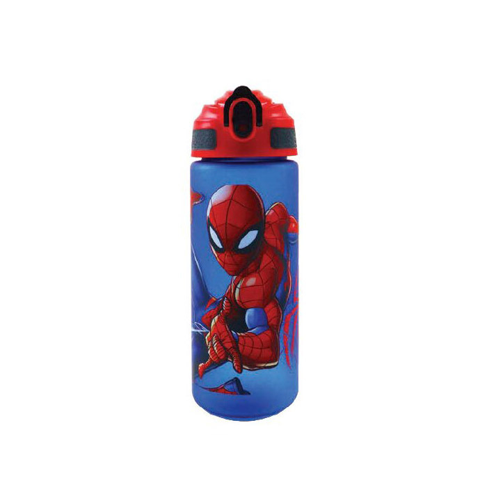 GIM ΠΑΓΟΥΡΙ ΠΛΑΣΤΙΚΟ ΜΕ ΚΑΛΑΜΑΚΙ 600ml SPIDERMAN 557 02217