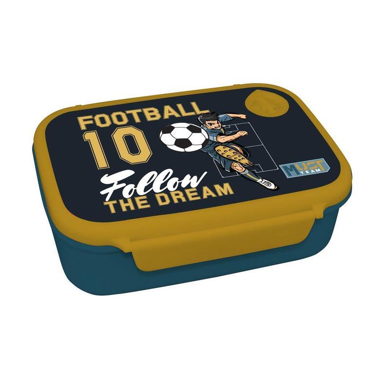 MUST TEAM ΤΑΠΕΡ ΔΟΧΕΙΟ ΦΑΓΗΤΟΥ ΠΛΑΣΤΙΚΟ 800ml ΓΙΑ ΦΟΥΡΝΟ ΜΙΚΡΟΚΥΜΑΤΩΝ FOOTBALL FOLLOW THE DREAM 586472