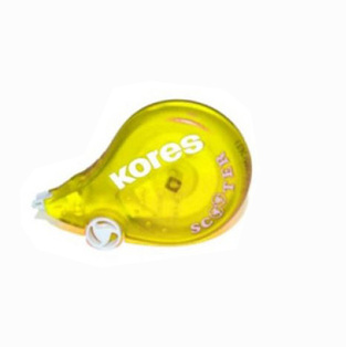 KORES ΔΙΟΡΘΩΤΙΚΗ ΤΑΙΝΙΑ SCOOTER 4,2mm x 8m ΚΙΤΡΙΝΗ 84874