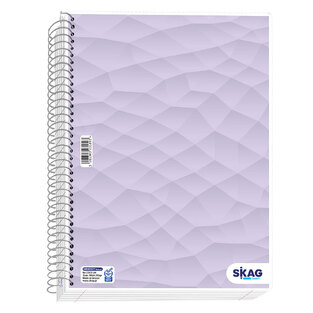 SKAG ΤΕΤΡΑΔΙΟ ΣΠΙΡΑΛ A4 (21x29,7cm) 3 ΘΕΜΑΤΩΝ 90φ UNIVERSITY LAMINATED ABSTRACT ΜΩΒ 231893