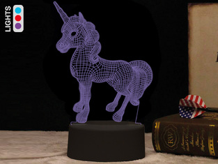 I TOTAL ΛΑΜΠΑ LED ΜΕ ΣΧΕΔΙΟ UNICORN ΜΟΝΟΚΕΡΟΣ 3326