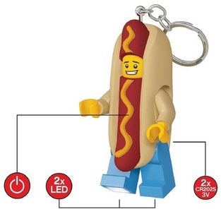 LEGO MINIFIGURES HOT DOG MAN ΜΠΡΕΛΟΚ ΜΕ ΦΑΚΟ