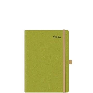 2026 ΗΜΕΡΟΛΟΓΙΟ ΗΜΕΡΗΣΙΟ ΛΕΥΚΟ 14,5x20,5cm APPEEL ECO SAFFIANO ΠΡΑΣΙΝΟ  ΜΕ ΛΑΣΤΙΧΟ ΚΑΙ ΣΤΥΛΟΘΗΚΗ 691YT167 (ΘΕΟΦΥΛΑΚΤΟΣ)