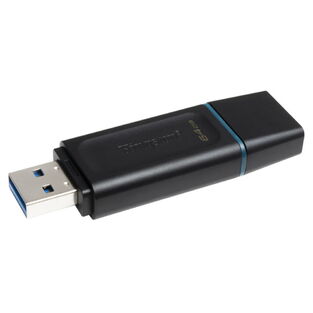 KINGSTON USB FLASH DRIVE MEMORY STICK 64GB 3.2 ΜΑΥΡΟ