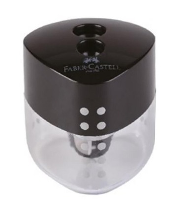 FABER CASTELL ΞΥΣΤΡΑ ΔΙΠΛΗ GRIP AUTO ΜΑΥΡH 183101