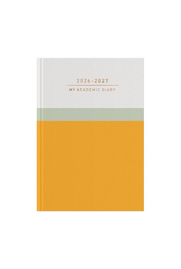 2026 2027 ΗΜΕΡΟΛΟΓΙΟ ΑΚΑΔΗΜΑΙΚΟ ΗΜΕΡΗΣΙΟ 14x21cm ACADEMIC COLOUR a ΠΟΡΤΟΚΑΛΙ ΛΕΥΚΟ 77153 (ΛΙΝΑΡΔΑΤΟΣ)