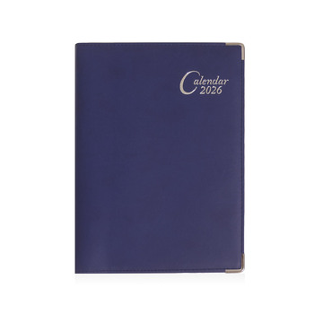 2026 ΗΜΕΡΟΛΟΓΙΟ ΗΜΕΡΗΣΙΟ 14x21cm ΜΠΛΕ ΣΚΟΥΡΟ ΜΕ ΘΗΚΗ 002 (EKDOSIS)