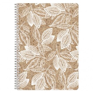 CLAIREFONTAINE ΤΕΤΡΑΔΙΟ ΣΠΙΡΑΛ A4 (21x29,7cm) 1 ΘΕΜΑΤΟΣ COCOA MOTIF (ΕΞΩΦΥΛΛΟ ΦΕΛΟΣ) ΥΠΟΚΙΤΡΙΝΑ ΦΥΛΛΑ 74φ 3283544
