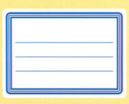 STEF LABELS ΑΥΤΟΚΟΛΛΗΤΕΣ ΕΤΙΚΕΤΕΣ ΤΕΤΡΑΔΙΩΝ No41 5x7,2cm ΜΠΛΕ