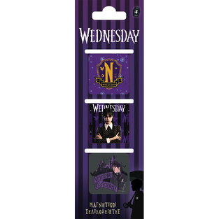 ΜΑΓΝΗΤΙΚΟΙ ΣΕΛΙΔΟΔΕΙΚΤΕΣ 3τεμ WEDNESDAY No4