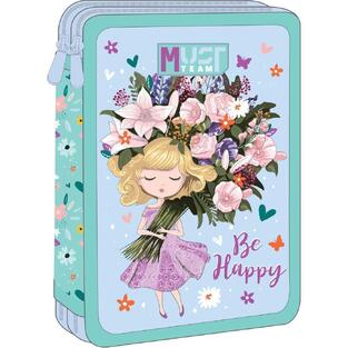 MUST TEAM ΚΑΣΕΤΙΝΑ ΤΕΤΡΑΓΩΝΗ ΔΙΠΛΗ ΓΕΜΑΤΗ BE HAPPY 586724