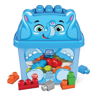 MATTEL MEGA BLOKS ΚΟΥΒΑΔΑΚΙ ΜΕ ΤΟΥΒΛΑΚΙΑ ΕΛΕΦΑΝΤΑΚΙ 86100692