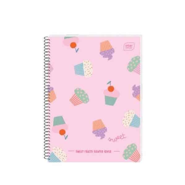 INTERDRUK ΤΕΤΡΑΔΙΟ ΣΠΙΡΑΛ 17x25cm 3 ΘΕΜΑΤΩΝ 90φ SWEET SMELL ΓΛΥΚΑ