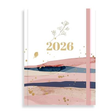 2026 ΗΜΕΡΟΛΟΓΙΟ ΗΜΕΡΗΣΙΟ 14x20cm VERSUS ΜΕ ΛΑΣΤΙΧΟ ΜΠΛΕ 587118 (TESORO)