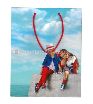 IMPRESS ΣΑΚΟΥΛΑ ΔΩΡΟΥ ΧΑΡΤΙΝΗ ΚΑΘΗΜΕΡΙΝΗ DOCK (ΑΓΟΡΙ ΚΟΡΙΤΣΙΑ) 13Χ26Χ33