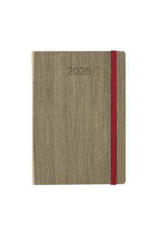 2026 ΗΜΕΡΟΛΟΓΙΟ ΗΜΕΡΗΣΙΟ 17x24cm ΜΕ ΛΑΣΤΙΧΟ WOODY c ΚΑΦΕ ΤΟΥ ΠΟΥΡΟΥ 62104 (ΛΙΝΑΡΔΑΤΟΣ)