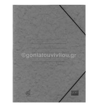 SKAG ΝΤΟΣΙΕ ΠΡΕΣΠΑΝ ΜΕ ΛΑΣΤΙΧΟ 25x35cm ΓΚΡΙ 226936