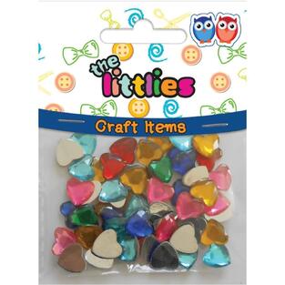 THE LITTLIES ΣΕΤ ΣΤΡΑΣ ΚΑΡΔΙΕΣ ΠΟΛΥΧΡΩΜΕΣ 10MM 60TMX 000646073