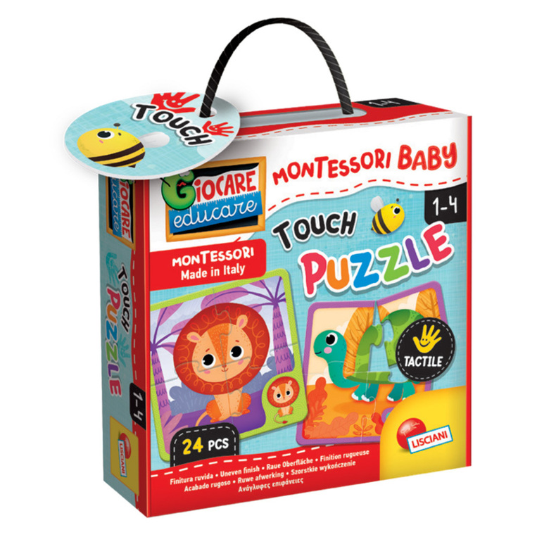 LISCIANI GIOCHI MONTESSORI BABY ΕΚΠΑΙΔΕΥΤΙΚΟ ΠΑΙΧΝΙΔΙ TOUCH PUZZLE 92680