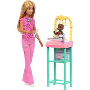 MATTEL BARBIE ΚΟΥΚΛΑ ΠΑΙΔΙΑΤΡΟΣ JCR71 / JCR72