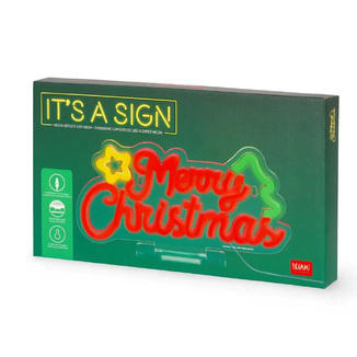 LEGAMI ΦΩΤΙΣΤΙΚΟ NEON EFFECT LED ITS A SIGN MERRY CHRISTMAS NEL0004