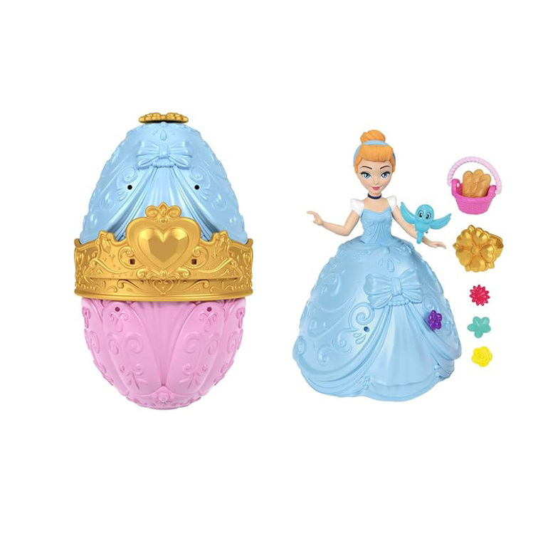 MATTEL DISNEY PRINCESS MINI ΚΟΥΚΛΑ ΣΕ ΑΥΓΟΥΛΑΚΙ ΕΚΠΛΗΞΗ CINDERELLA JHG92 861 01906
