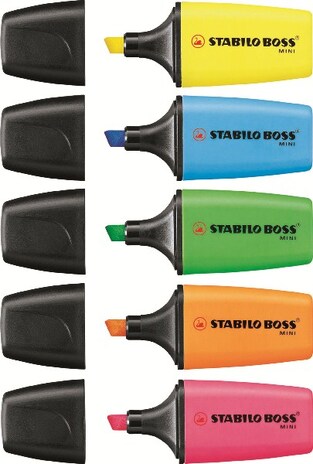 STABILO BOSS MINI (ΜΙΝΙ) ΜΑΡΚΑΔΟΡΟΣ ΥΠΟΓΡΑΜΜΙΣΕΩΣ 07 24 ΚΙΤΡΙΝΟ