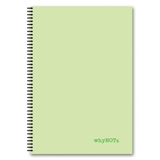 WHYNOTE ΤΕΤΡΑΔΙΟ ΣΠΙΡΑΛ Α4 (21x29,7cm) 2 ΘΕΜΑΤΩΝ 60φ PASTEL ΠΡΑΣΙΝΟ 810016