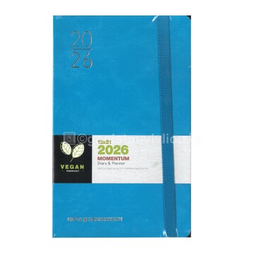 2026 ΗΜΕΡΟΛΟΓΙΟ ΗΜΕΡΗΣΙΟ 13x21cm MOMENTUM ΤΥΡΚΟΥΑΖ ΜΕ ΛΑΣΤΙΧΟ 626131350 (UNIPAP)